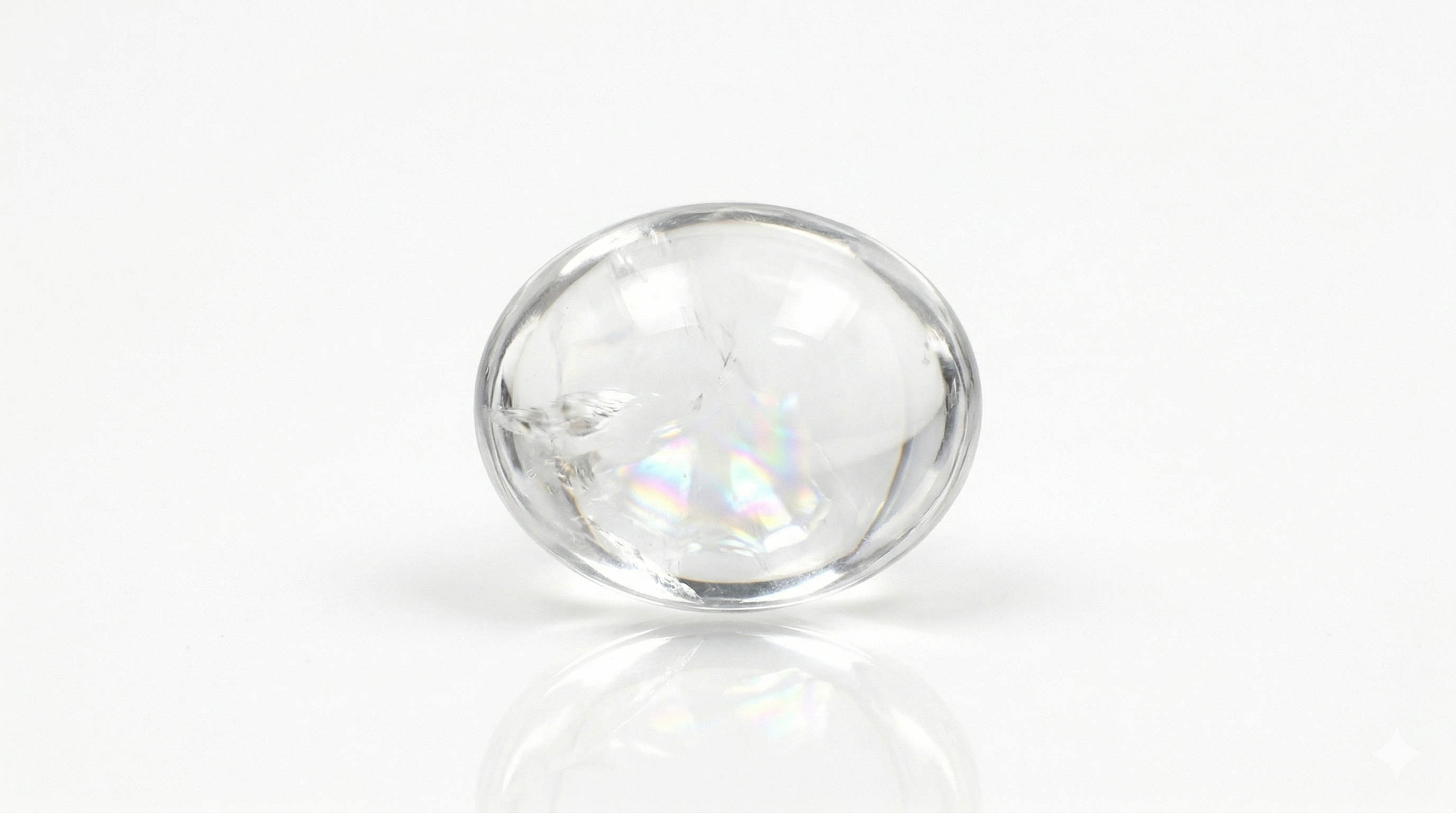 Clear quartz crystal