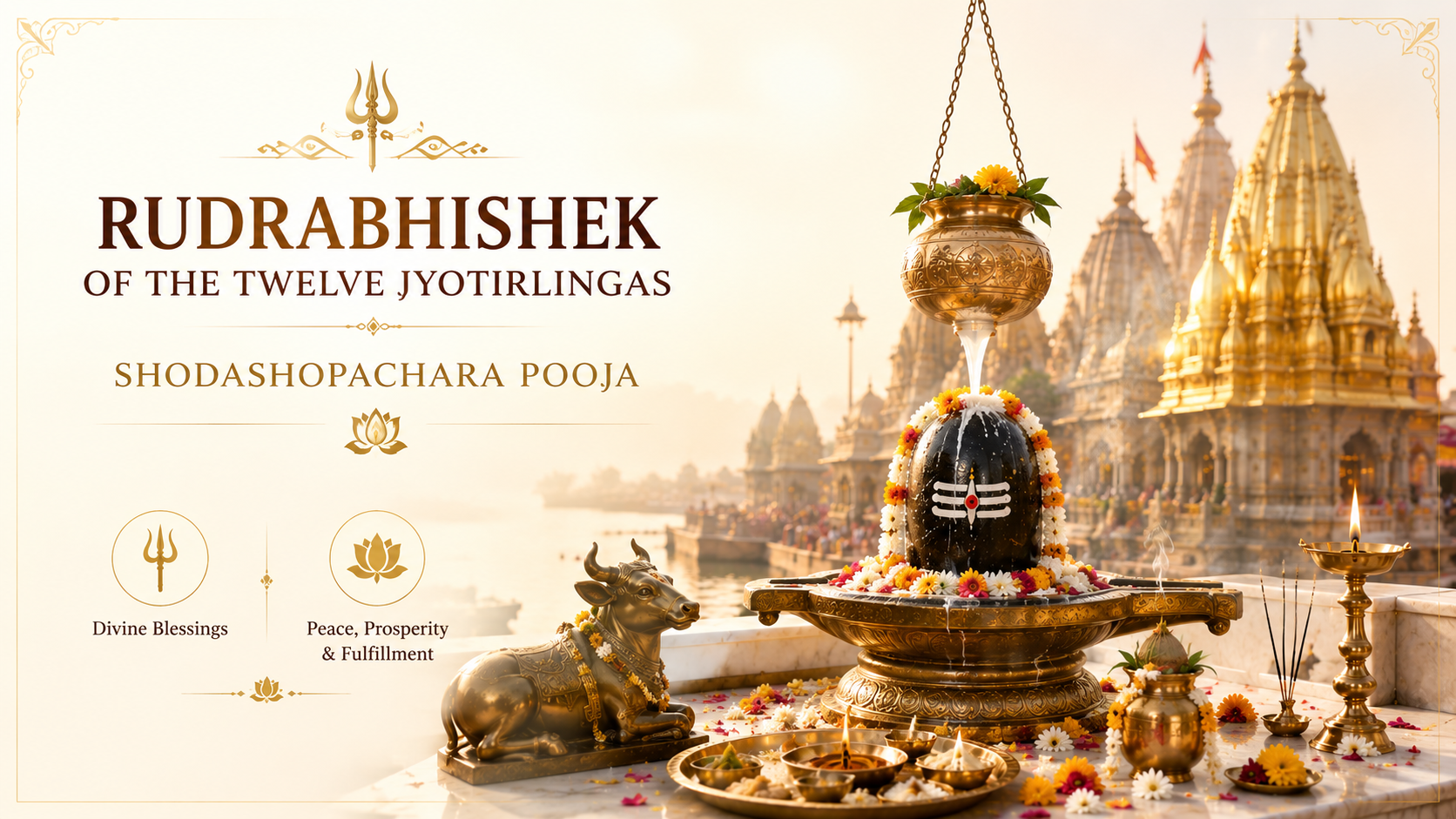 Rudrabhishek of the Twelve Jyotirlingas, Shodashopachara Pooja